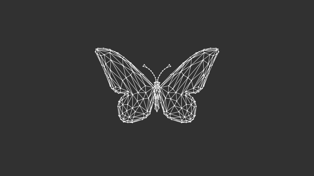 Manfred Hueckel Butterfly logo