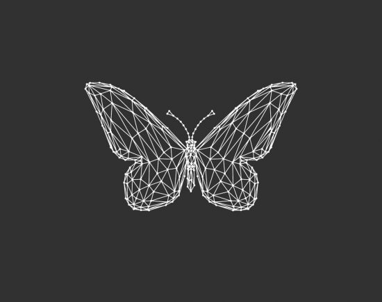 Manfred Hueckel Butterfly logo
